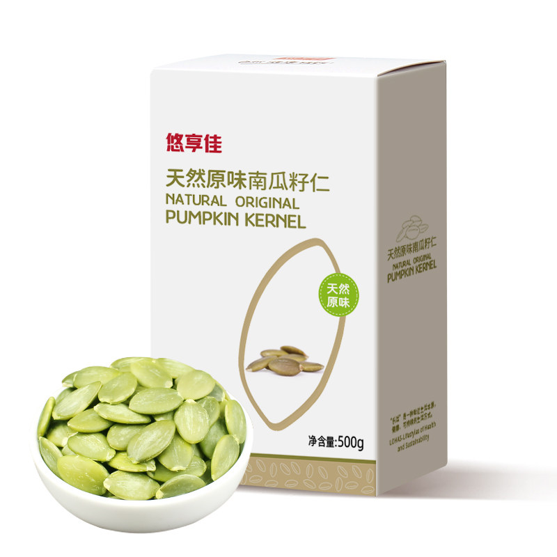 悠享佳南瓜籽子仁500g真空原味