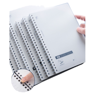 晨光软线圈本笔记本考研本子横线b5学生不硌手升级加厚网格日记本文具超厚方格记事本A5本子高中生记录本错题