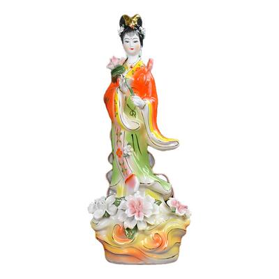 陶瓷何仙姑保平安客厅中式