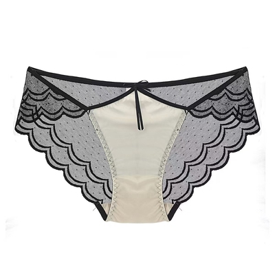 BWFOREST法式黑色蕾丝内裤