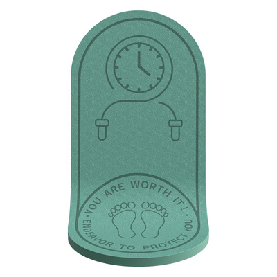 学生居家锻炼室内隔音减震跳绳垫