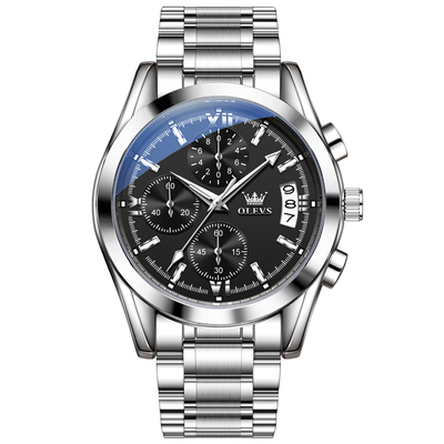 欧利时时尚休闲百搭防水石英男表