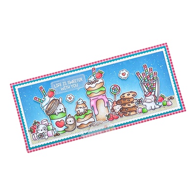 Mama Elephant 甜食攻略 Sweet Treats 进口透明印章切模套组