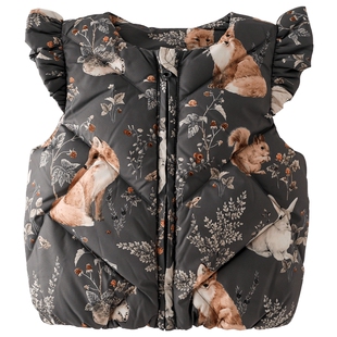 [花语小镇]aqpa婴儿羽绒马甲三防加厚冬保暖儿童宝宝羽绒背心外穿