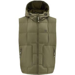 【三防】CAT卡特秋冬男特氟龙面料防风防水防污羽绒马甲外套