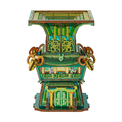 同趣&国博联名四羊方尊diy小屋