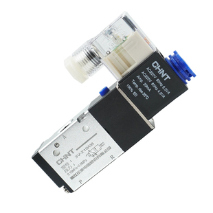 正泰电磁阀3V210-08/06 二位三通换向阀24V 气动电磁控制阀220V