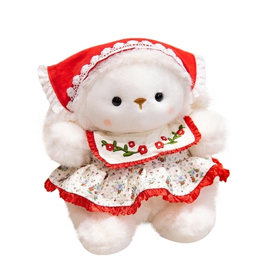 可爱安布琳穿衣小羊毛绒玩具公仔睡觉抱安抚娃娃女孩生日礼物