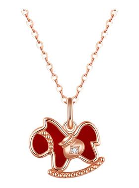 【马上有钱】本命年招财小马项链