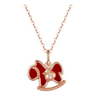 Grace Girl马上有钱项链本命年红色吊坠送闺蜜女生日2026新年礼物