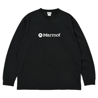 Marmot土拨鼠Logo长袖T恤