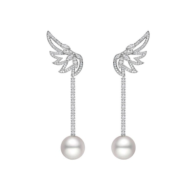 LynnHaven麟玟翠羽澳白珍珠耳钉