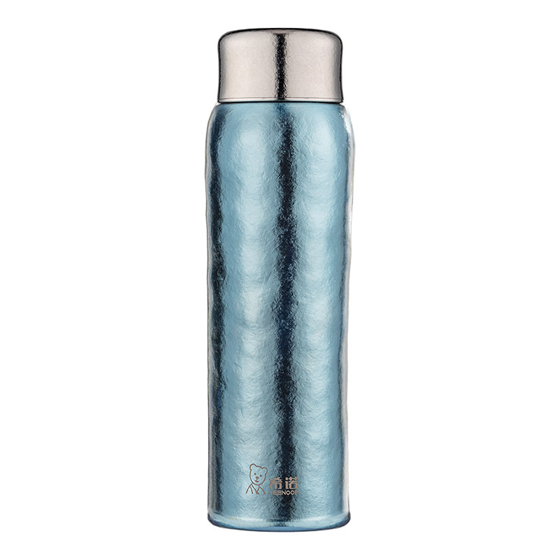 希诺纯钛保温杯女士时尚便携高颜值水杯大容量高档茶杯钛杯礼盒