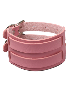 朋克风皮带扣可调Y2K粉色手腕带