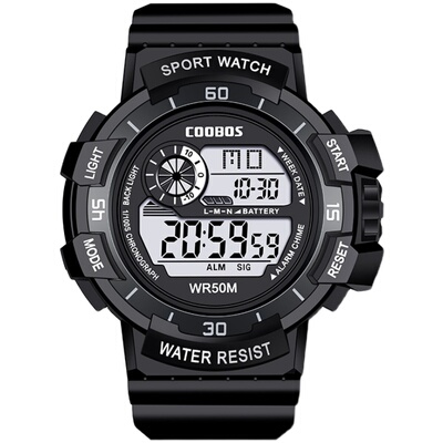 酷宝仕潮流大表盘防水手表