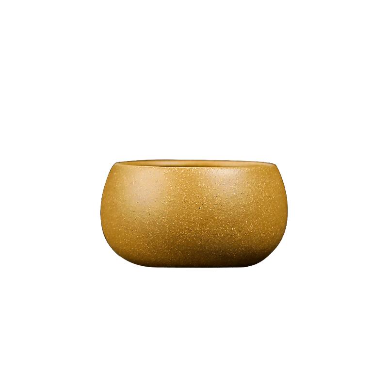 名壶秋月宜兴紫砂口杯紫砂壶品茗杯原矿黄金段主人杯茶杯家用
