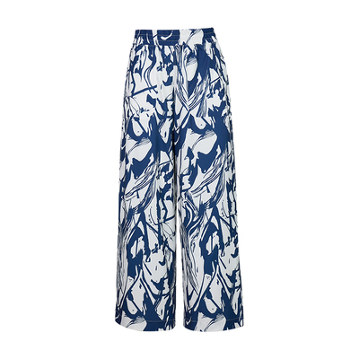 Swift家族面料印花阔腿裤