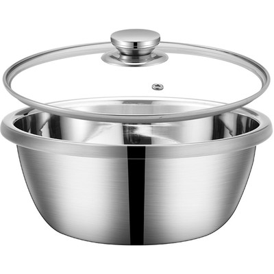 加厚不锈钢盆和面盆圆形洗菜