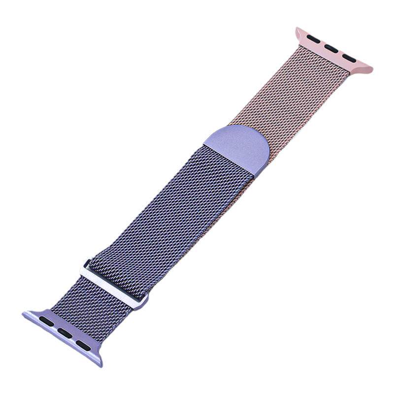 适用iWatch米兰双节磁吸渐变表带