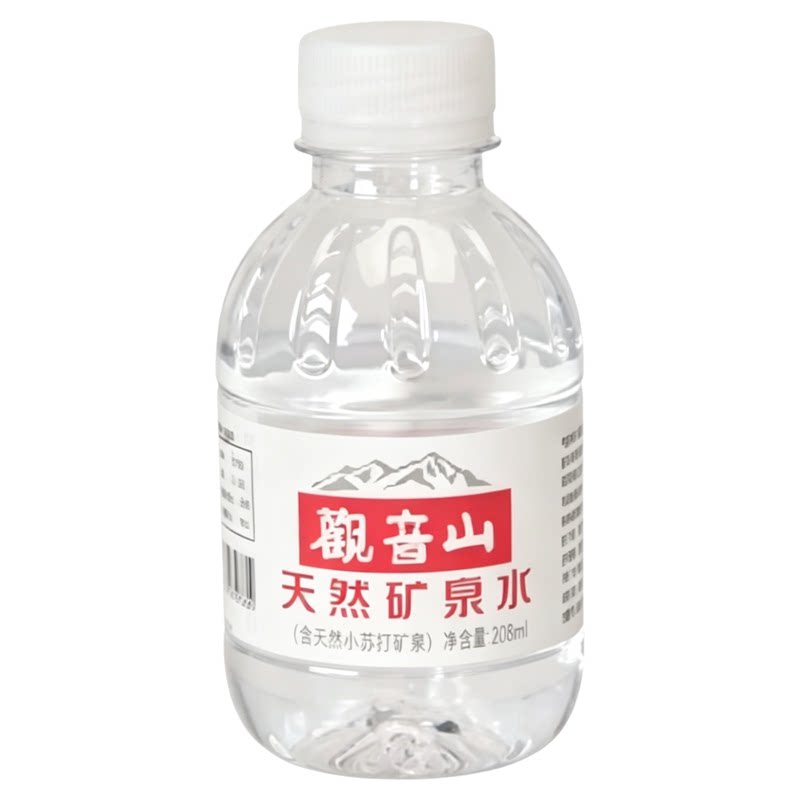 观音山天然矿泉水208ml*24瓶
