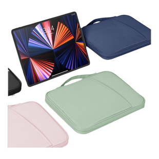 苹果ipad9平板内胆包适用于mini手提收纳袋Pro11寸简约轻薄便携大容量air5/4全包防摔防水皮套可放键盘公文包