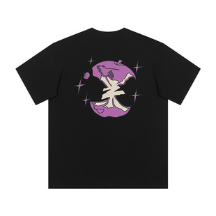 有志者UZIS美式运动短袖男夏季新款休闲宽松透气篮球圆领T恤冥想