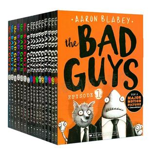 【 #2季电影暑假上映 送音频 幽默搞笑漫画桥梁书】学乐The Bad Guys坏蛋联盟电影原著系列18册坏家伙大坏蛋坏鹅戈登英文原版英语