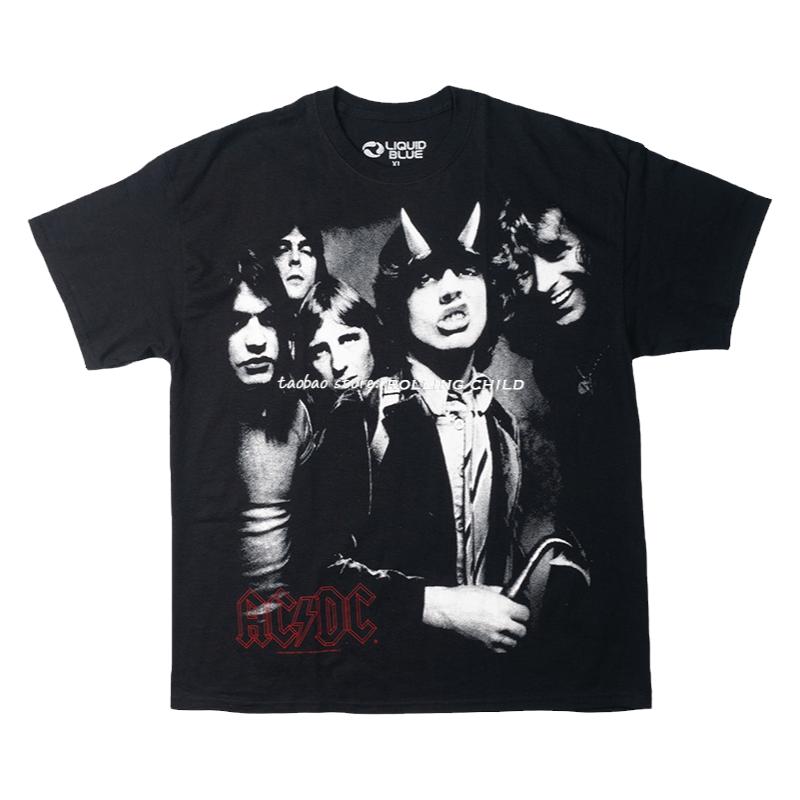 正版AC/DC乐队T恤vintage现行版
