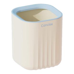 高颜值桌面垃圾桶小号迷你2025新款方形可爱塑料桌上收纳桶垃圾袋