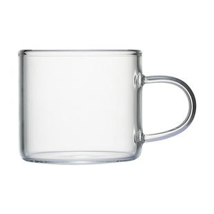 加厚耐热玻璃小茶杯家用功夫茶具套装喝茶品茗杯透明带把杯子茶碗