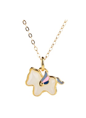 天然和田玉小马吊坠女款