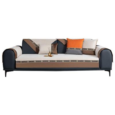 雅颜雪尼尔防滑抗皱轻奢风沙发垫