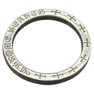 925纯银克罗伈复古NTFL光面戒指男女3MM欧美指环经典款十字架对戒