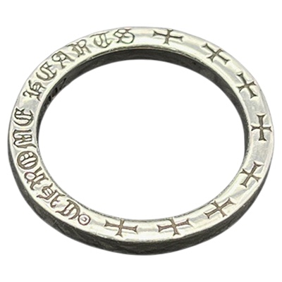 925纯银克罗伈复古NTFL光面戒指男女3MM欧美指环经典款十字架对戒