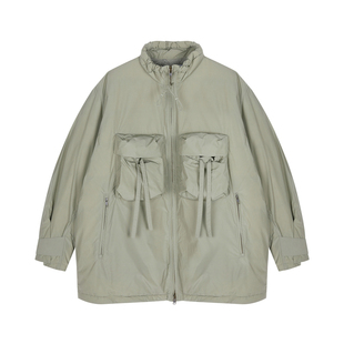 【90白鸭绒】JNBY/江南布衣冬季工装风羽绒服大口袋宽松立领外套