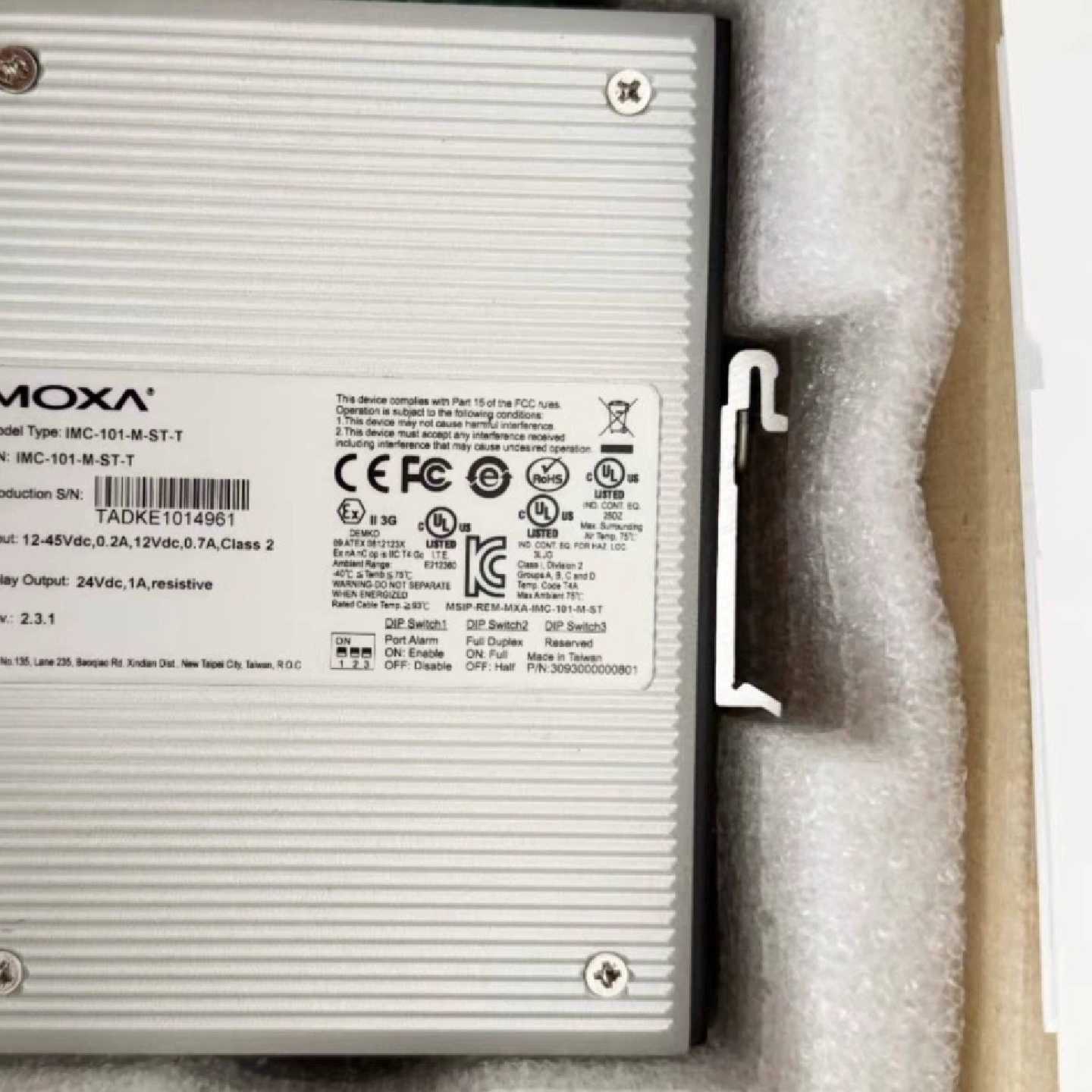 议价MOXA IMC-101-M-ST-T  多模 光电转换器全新 现货