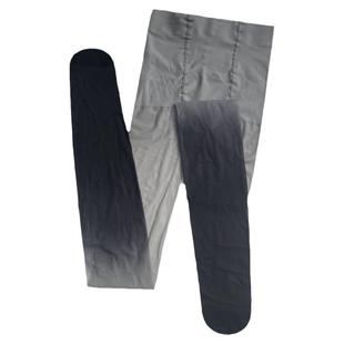 渐变色丝袜女辣妹性感黑丝纯欲白丝JK薄款连裤袜复古灰色打底袜子