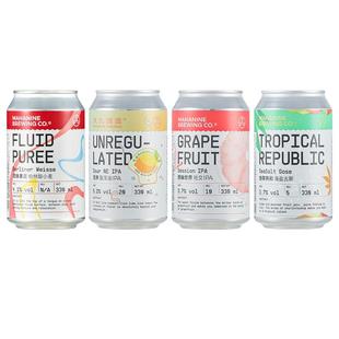 热带共和就酱大九酿造精酿无序酸浑浊IPA西柚世界啤酒劝酒果子