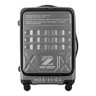 MENDOZA PANZER Z LITET 大容量PC前置袋万向轮男女拉杆箱登机箱