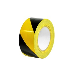 黄黑警示胶带黑黄斑马线警戒带隔离带定位地贴地标贴线地面保护膜专用标识地膜防水地板耐磨车间划线安全易撕