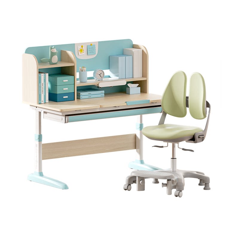 护童儿童学习桌小户型可升降小学生家用写字桌书桌椅子课桌椅套装