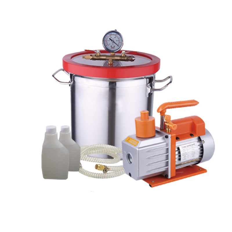 1 stage 220V 1/3HP vacuum pump RS-2 with 3gal vacuum chamber