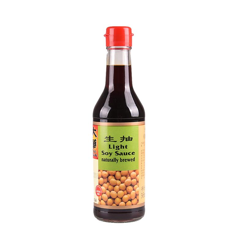 新加坡进口大华生抽酿造酱油蒸鱼酱油厨房炒菜凉拌调味品305ml