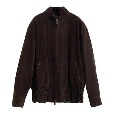 ELEI设计师品牌麂皮绒立领外套