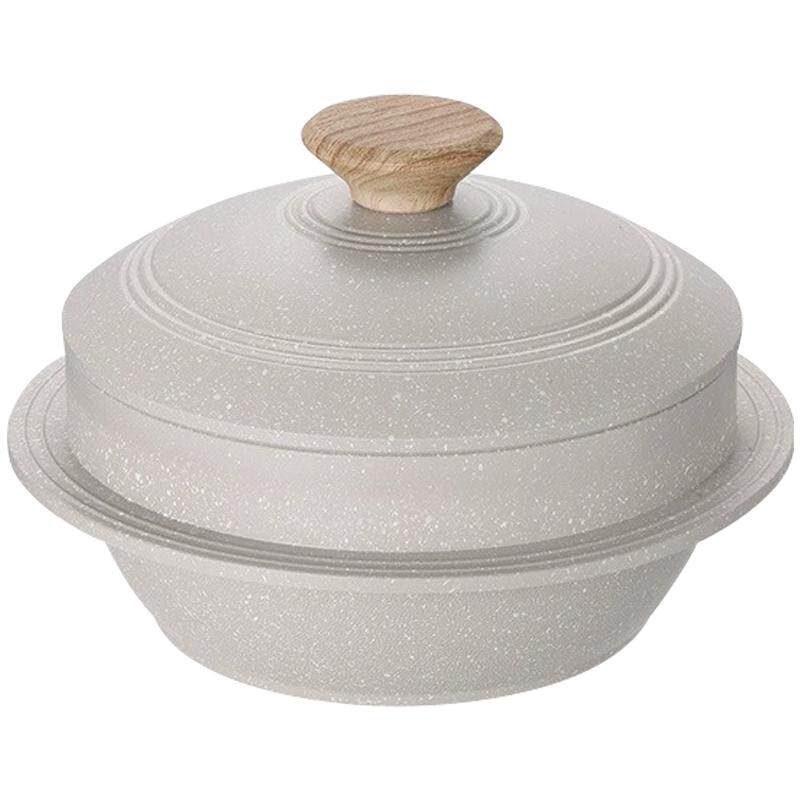 韩式麦饭石砂锅煲仔锅拌饭家用耐高温干烧不裂沙锅电磁炉专用炖汤