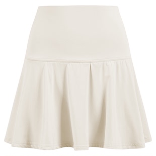 OTHERSTORE 黑色防走光高腰A字蓬蓬短裙女百搭休闲显瘦百褶半身裙