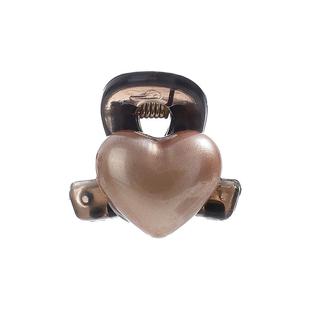 夏季头发抓夹女小号高级感爱心发夹刘海侧边夹前额碎发夹头饰发卡