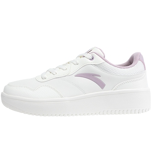 安踏板鞋女小白鞋女款运动鞋平板鞋正品鞋子休闲鞋官方旗舰店女鞋