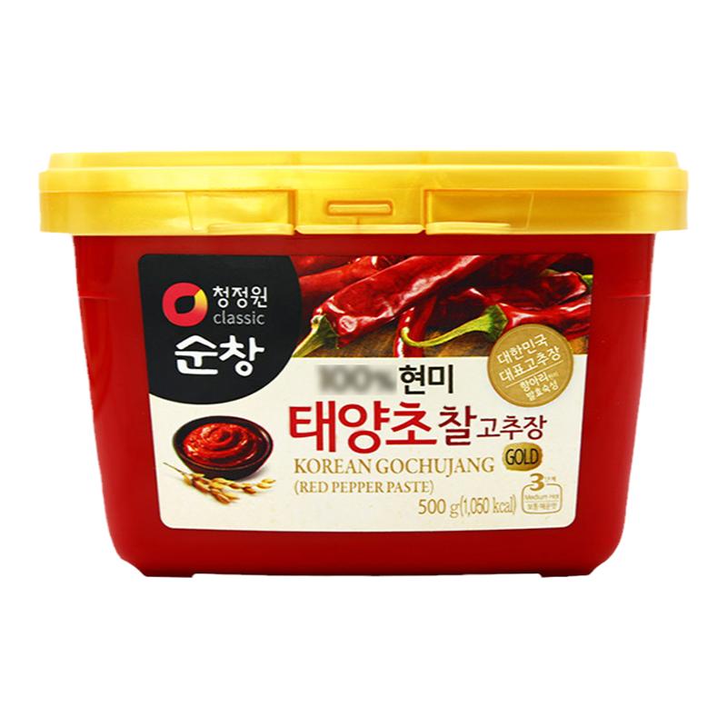 清净园辣椒酱3kg/盒韩国进口石锅拌饭酱炒年糕烤肉酱糙米糯米包邮