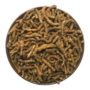 安国中药材市场批发正品炒僵蚕  麸炒蚕虫白僵虫天虫 姜蚕1000克